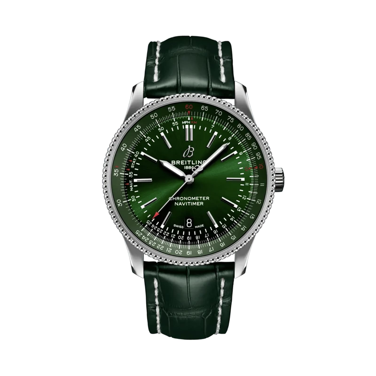 Reloj Breitling Navitimer 41mm para hombre verde A17326361L1P1