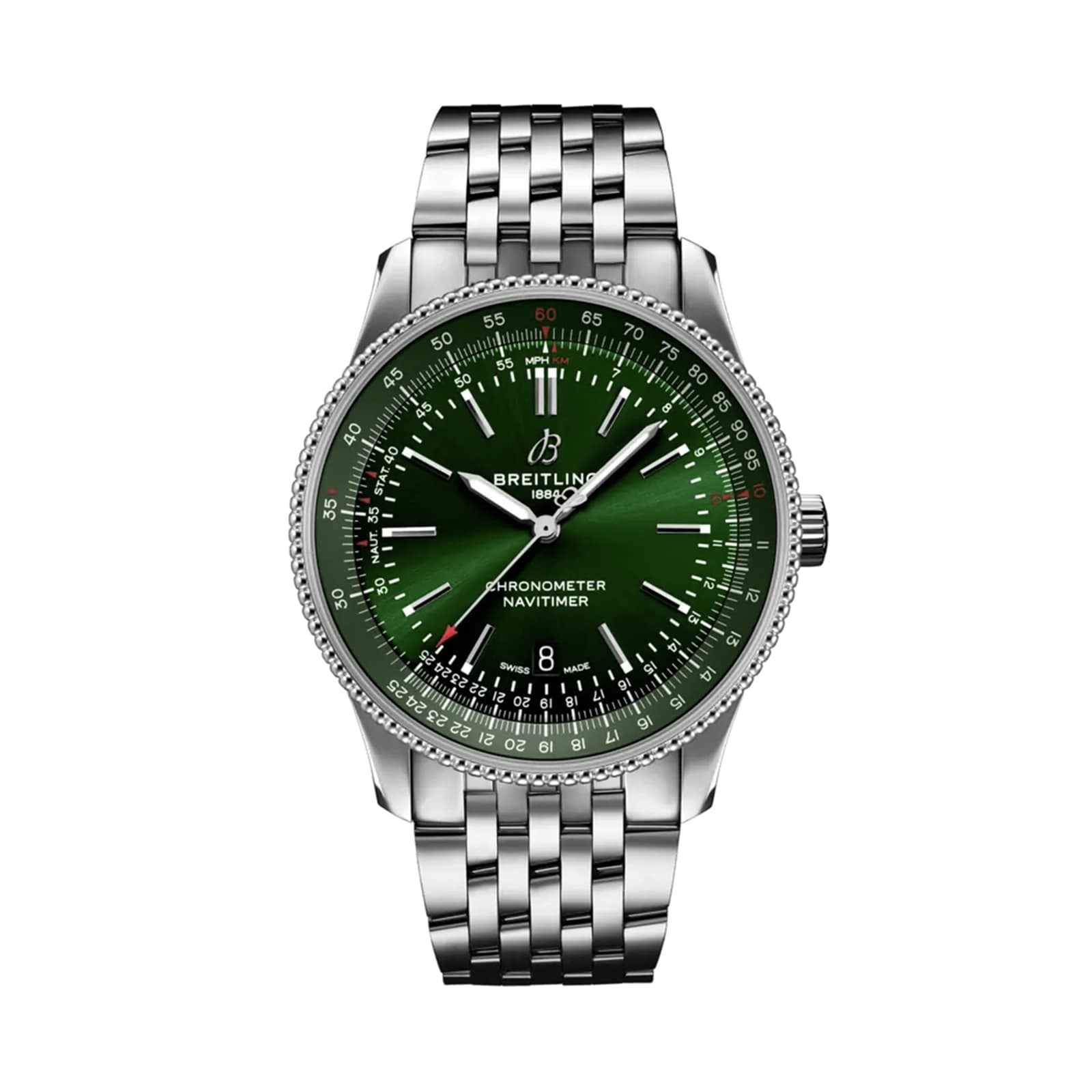 Reloj Breitling Navitimer 41mm para hombre verde A17326361L1A1