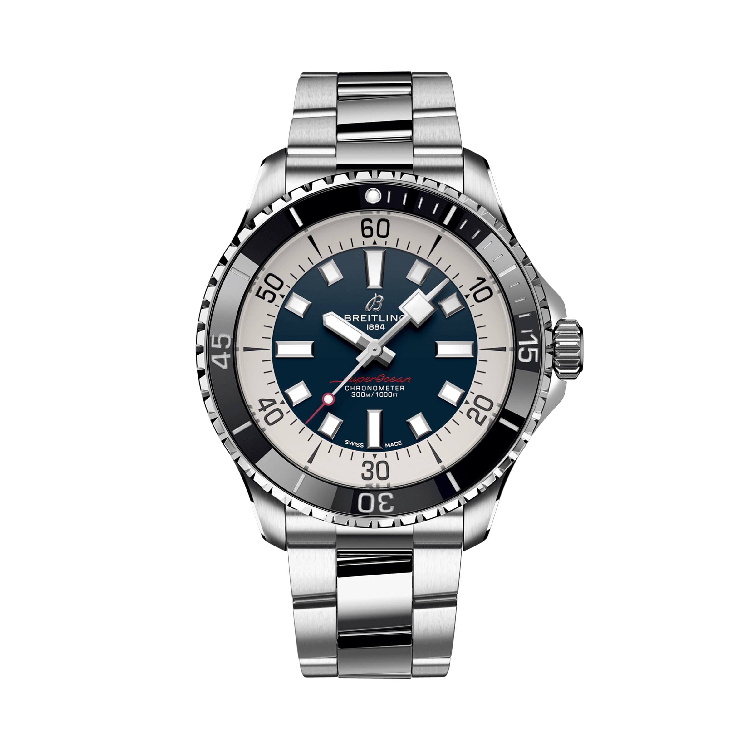 Reloj Breitling Superocean Automatico 44 Acero inoxidable - azul A17376211C1A1