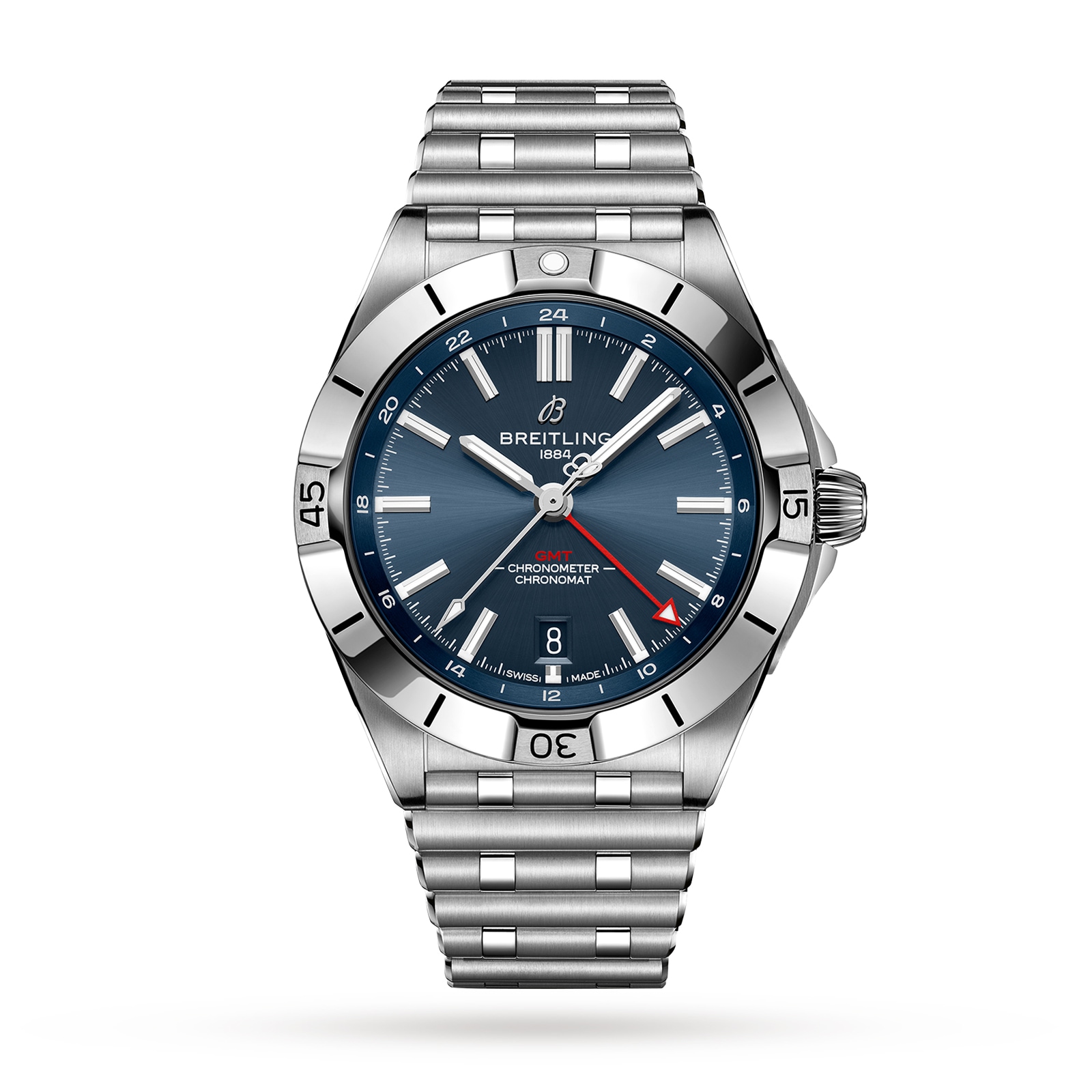 Reloj Breitling Chronomat Automatico GMT 40 con esfera azul A32398101C1A1
