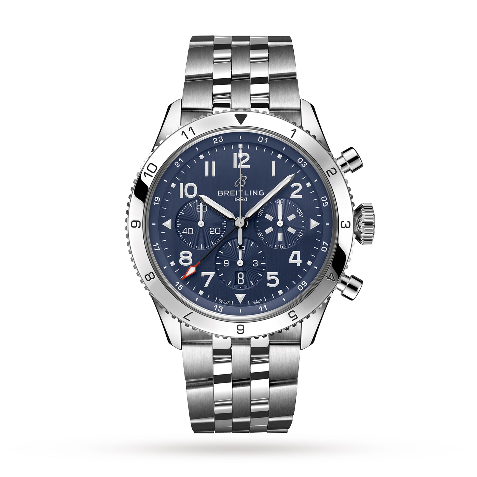Reloj Breitling Super AVI B04 Cronografo GMT 46 Homenaje al Vought F4U Corsair AB04451A1C1A1