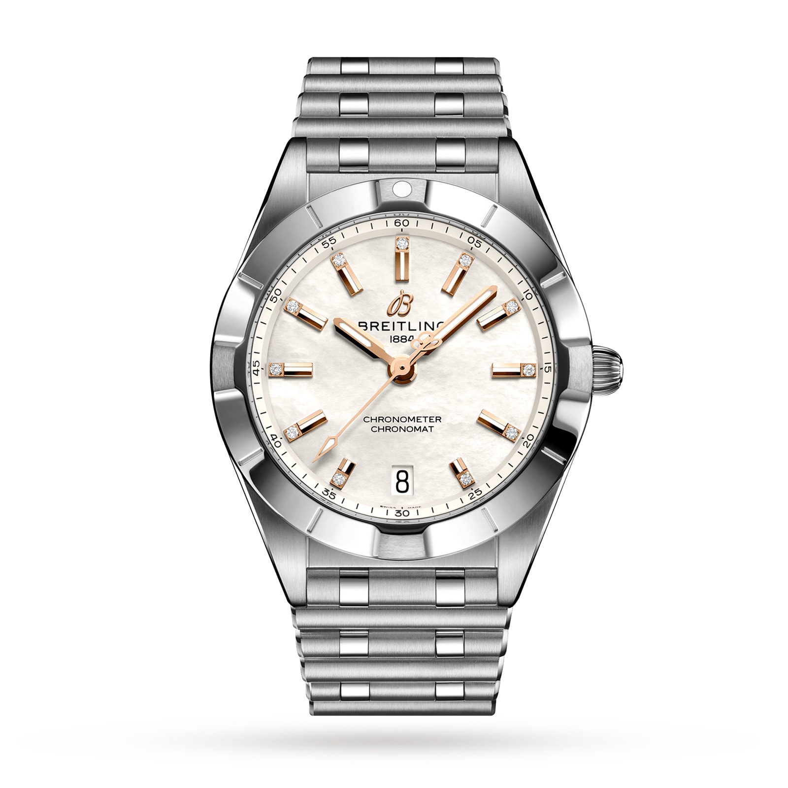 Reloj Breitling Chronomat 32 de nacar de acero inoxidable A77310101A4A1