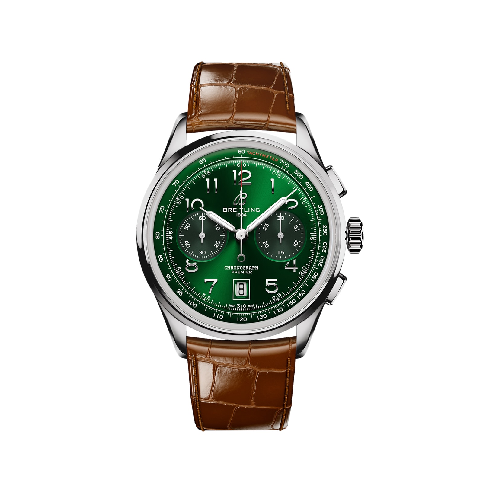 Reloj Breitling Premier B01 Cronografo 42mm para hombre Verde AB0145371L1P1
