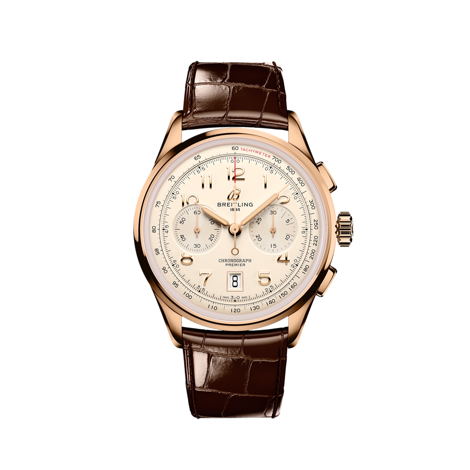 Reloj Breitling Premier B01 Cronografo 42mm para hombre Crema RB0145371G1P1