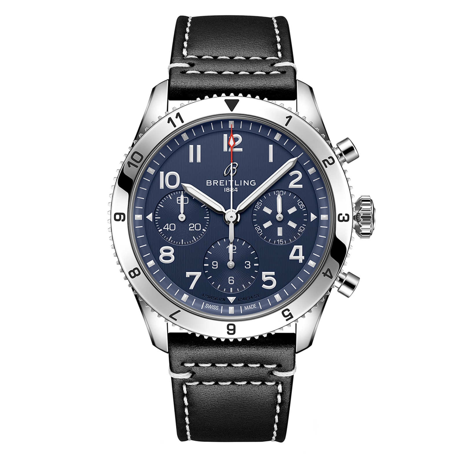 Reloj Breitling Classic AVI Cronografo 42 Tributo a Vought F4U Corsair con correa de cuero A233801A1C1X1