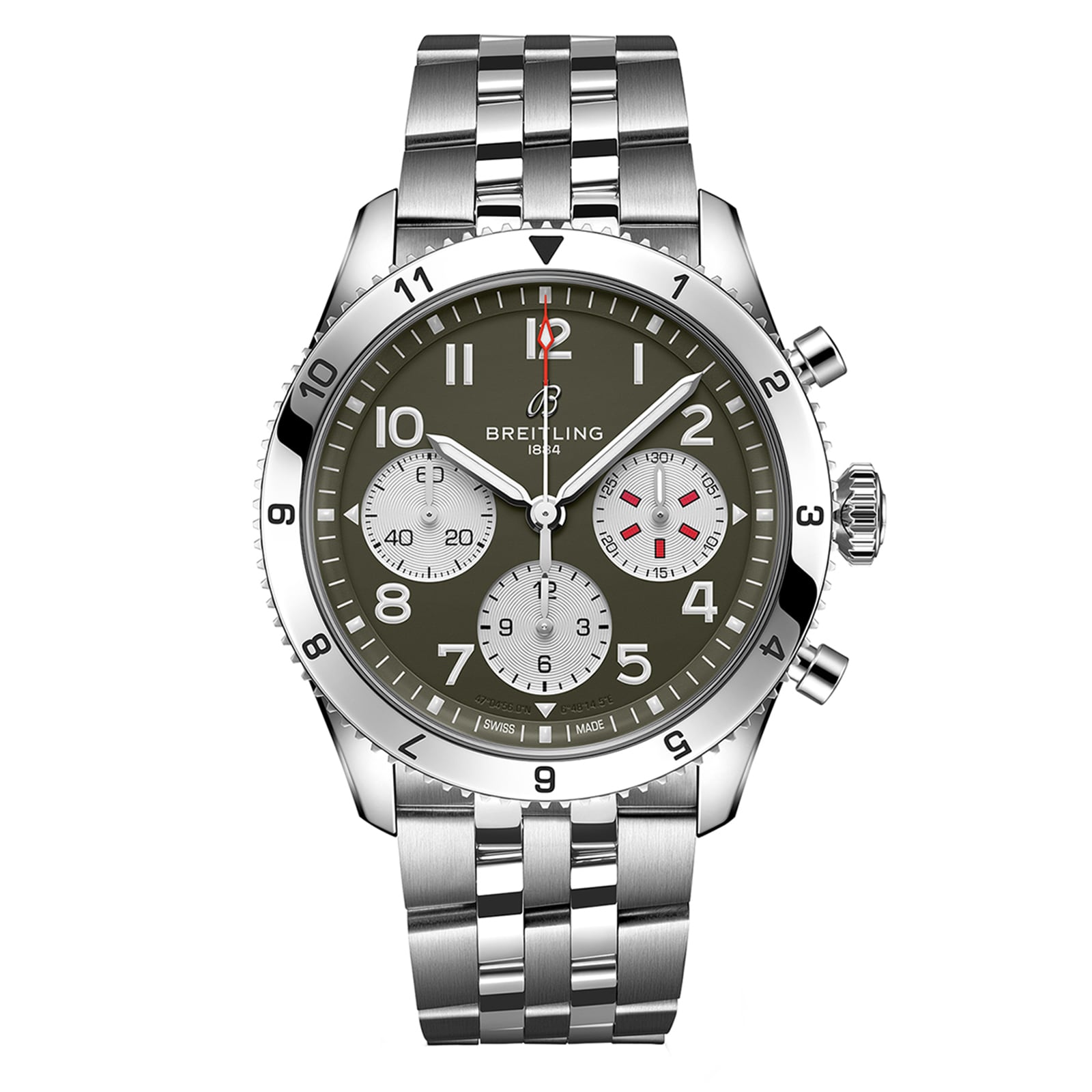 Reloj Breitling Classic AVI Cronografo 42 Curtiss P-40 Warhawk de acero inoxidable A233802A1L1A1