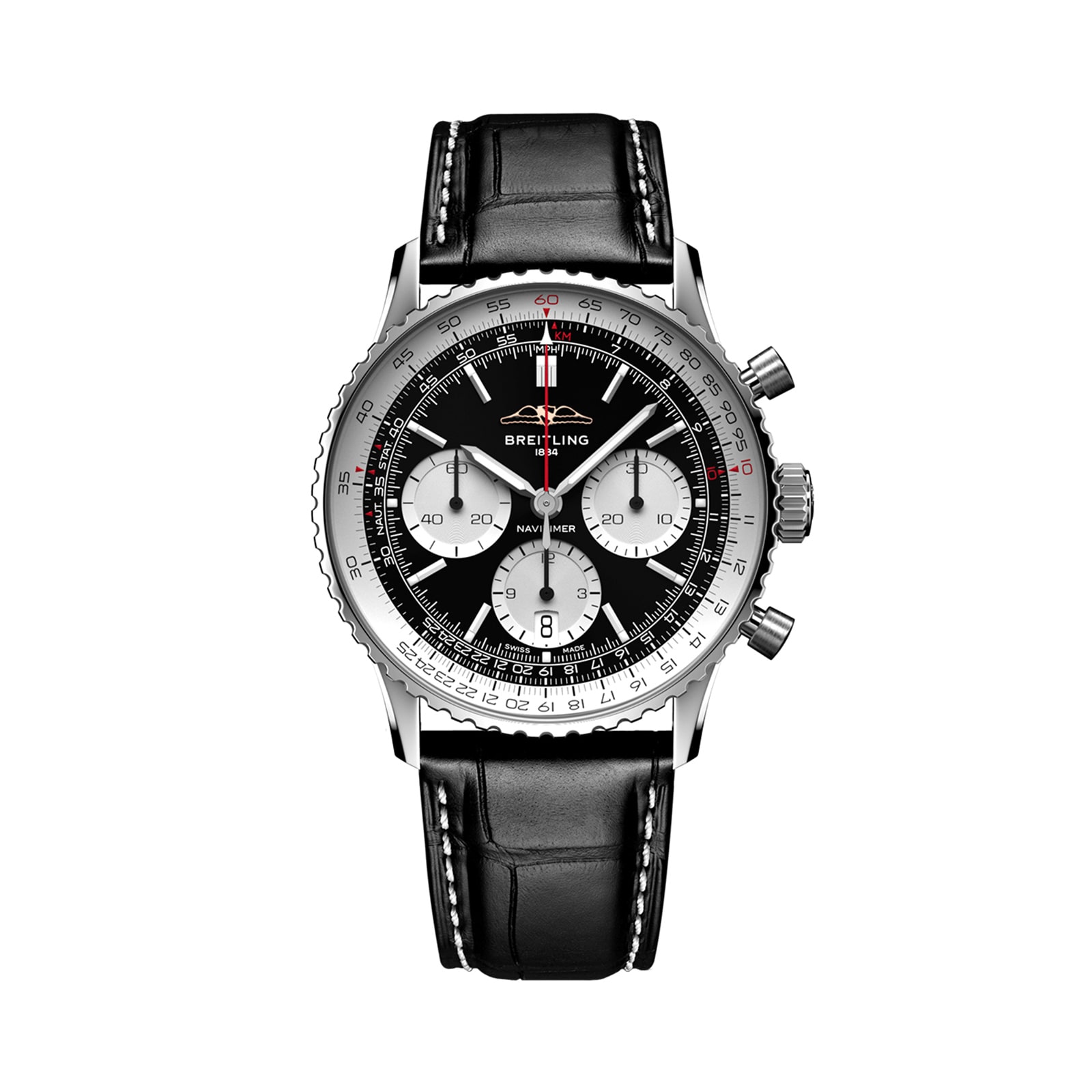 Reloj Breitling Navitimer B01 Cronografo 41mm para hombre Negro AB0139211B1P1