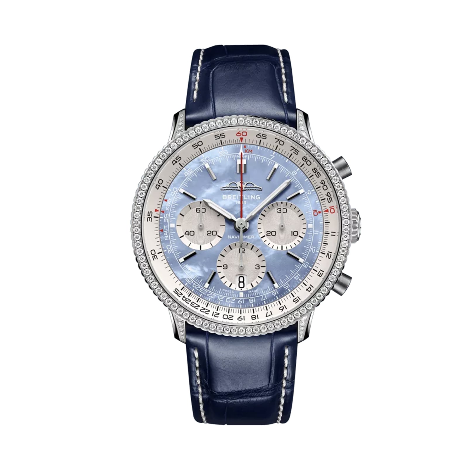 Reloj Breitling Navitimer B01 Cronografo 41mm para hombre Azul AB01396A1C1P1