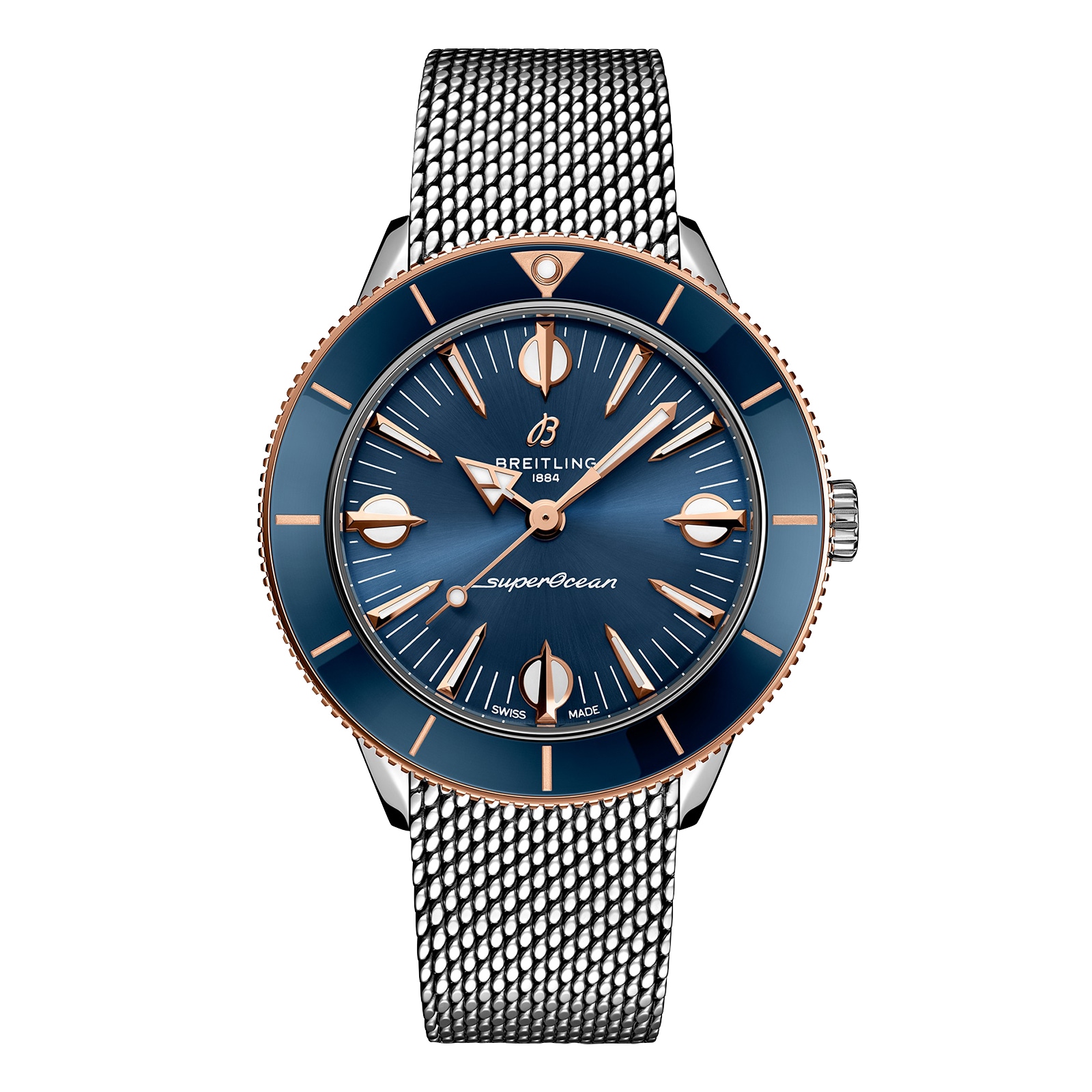 Reloj Breitling Superocean Heritage '57 Highlands Capsule 38 mm para hombre azul 2 correas U10340161C1A1