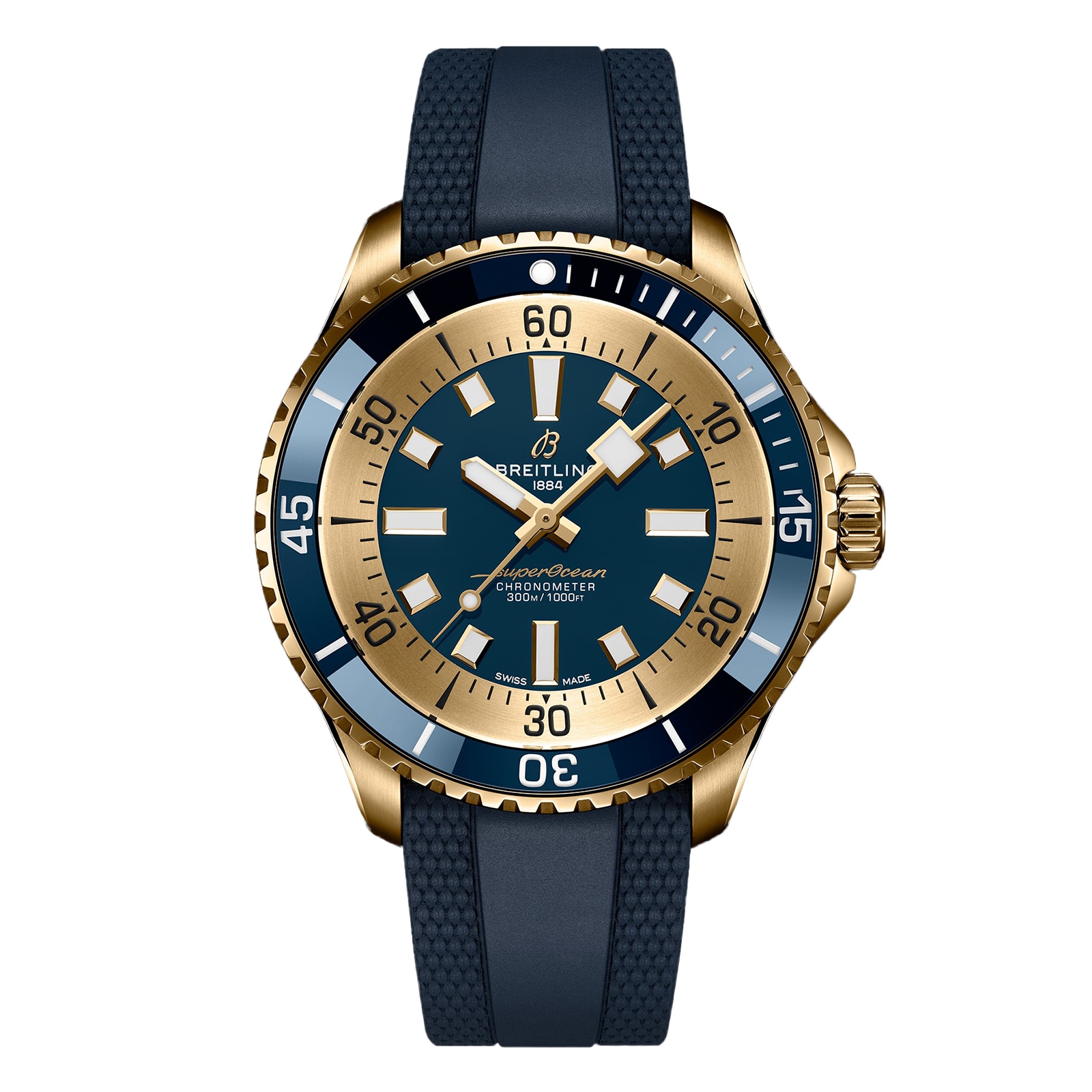 Reloj Breitling Superocean Bronze 44 mm Edicion limitada para hombre exclusivo para EE. UU. y Canada Azul N173761A1C1S1