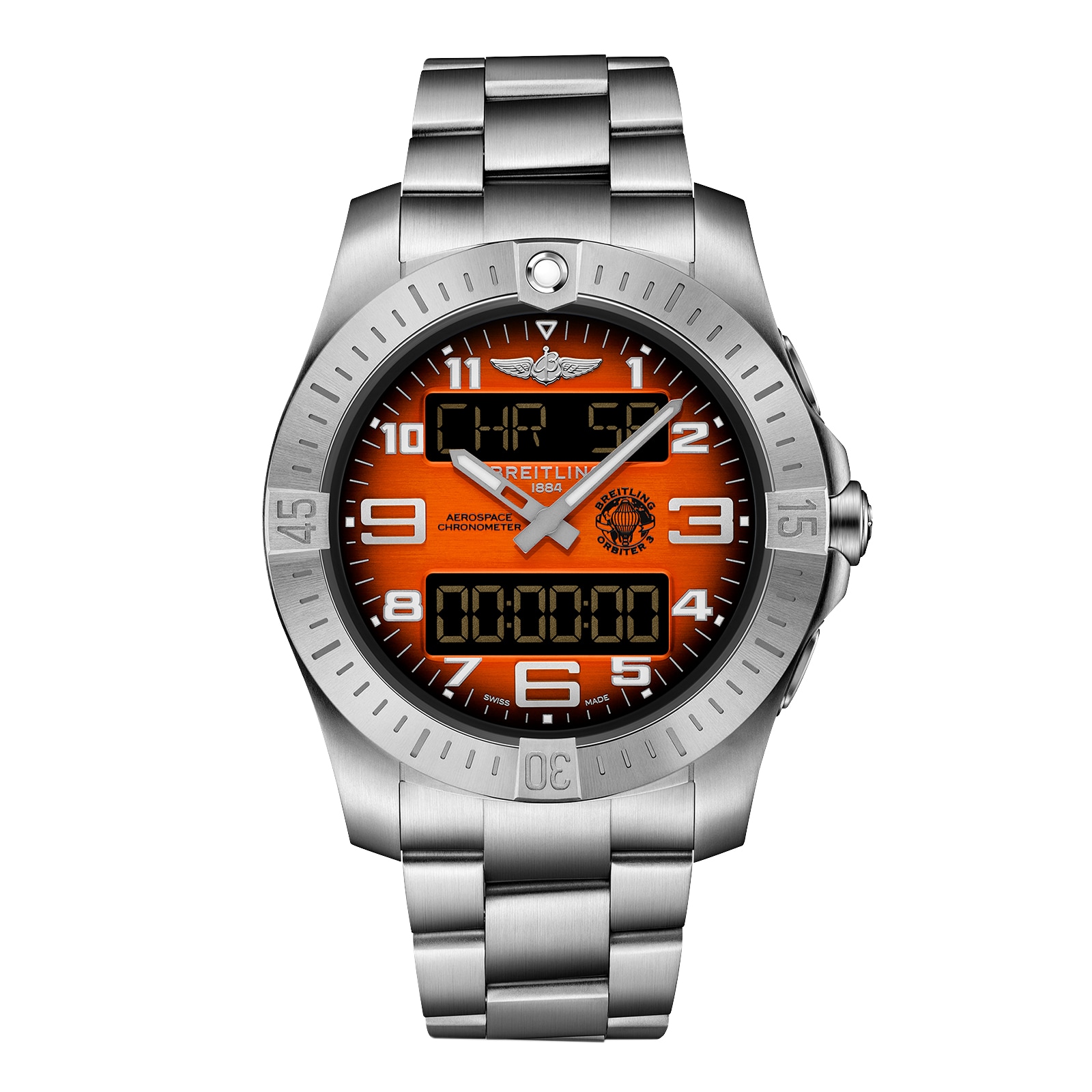 Reloj Breitling Aerospace B70 Orbiter 25th Anniversary 43mm para hombre Naranja Titanio EB70101A1O1E1