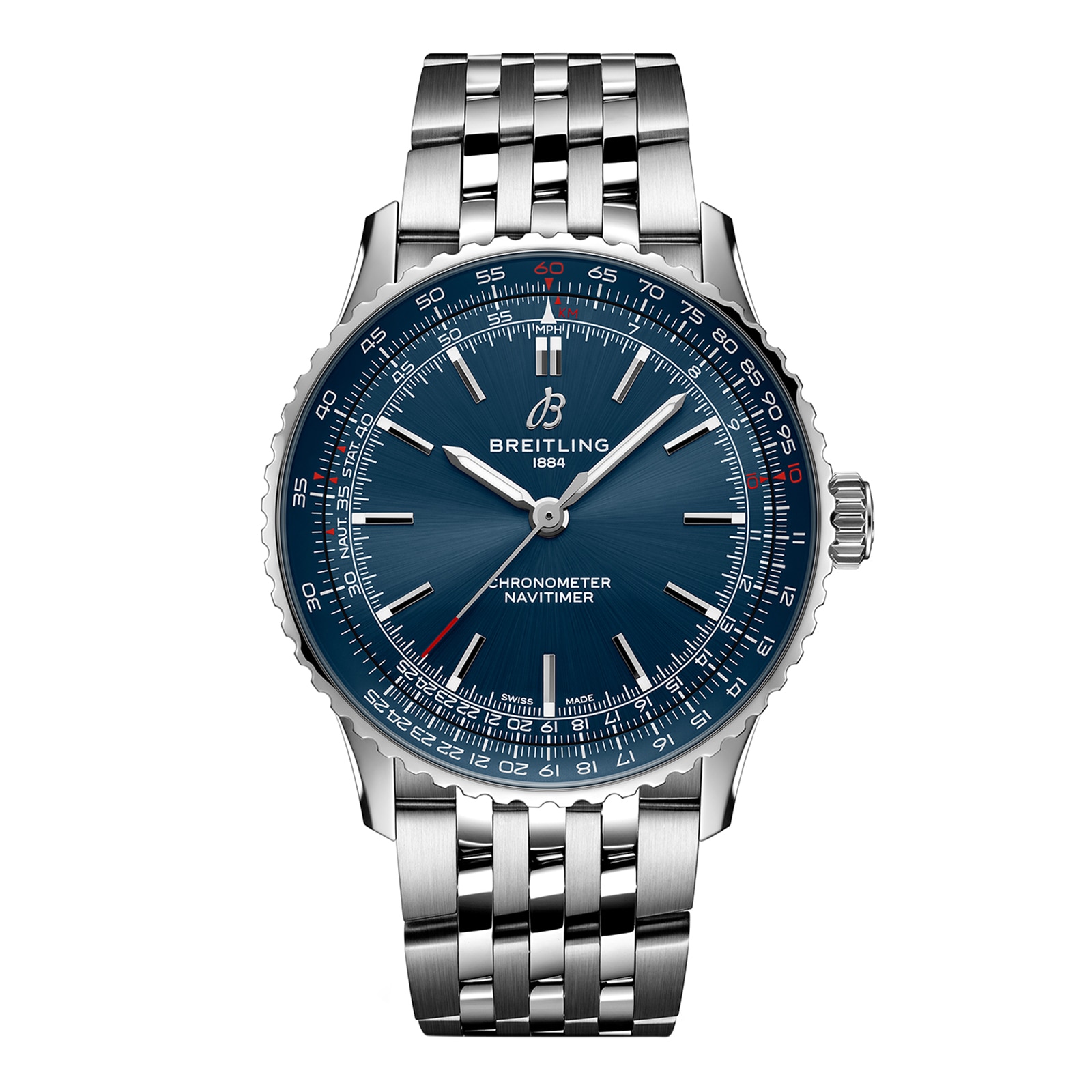 Reloj Breitling Navitimer Automatico 41mm para hombre Acero inoxidable azul A17329161C1A1