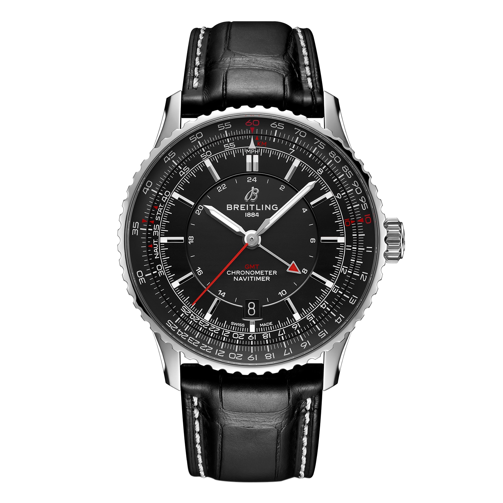 Reloj Breitling Navitimer Automatico GMT 41mm para hombre Negro A32310251B1P1
