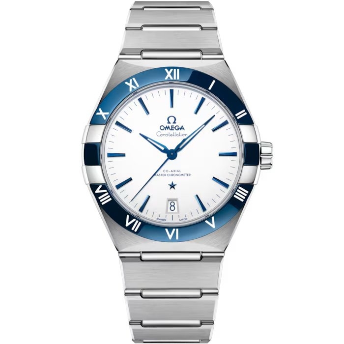 Omega Constellation Master Chronometer 41 131.30.41.21.04.001 Acero Inoxidable Ceramica Blanco