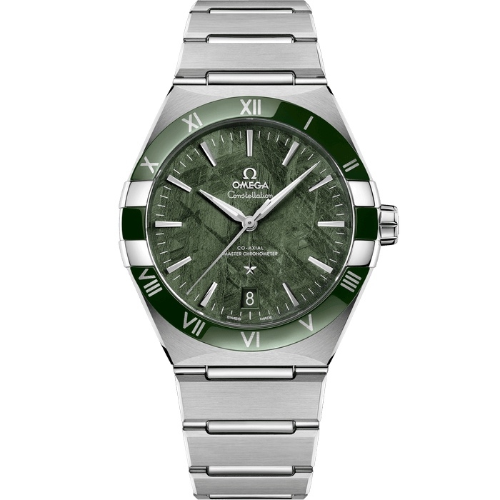 Omega Constellation Master Chronometer 41 131.30.41.21.99.002 Acero Inoxidable Ceramica Meteorito Verde