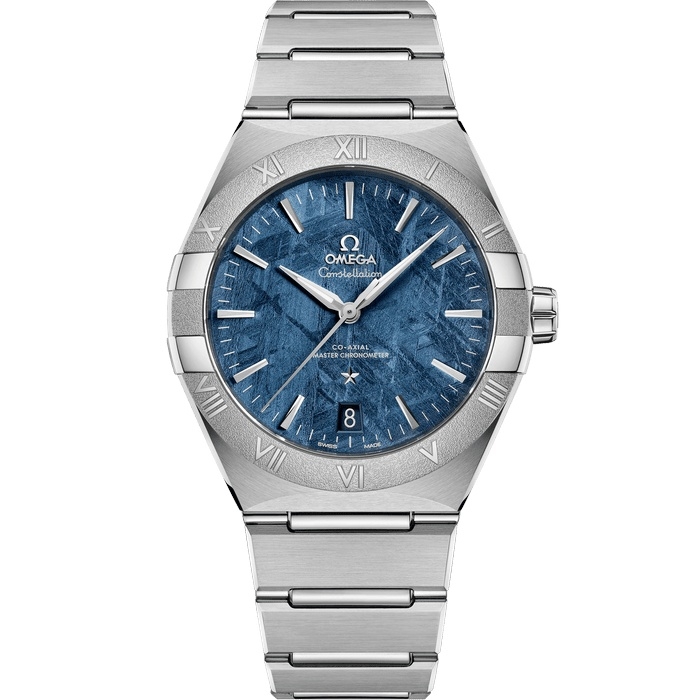 Omega Constellation Master Chronometer 41 131.30.41.21.99.003 Acero Inoxidable Meteorito Azul