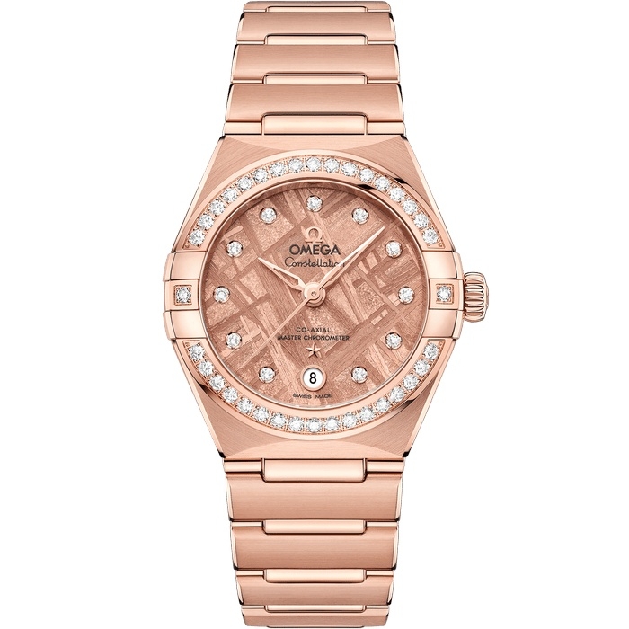 Omega 131.55.29.20.99.006 Constellation Manhattan 29 Co-Axial Master Chronometer Sedna Gold - Diamond / Sedna Meteorite