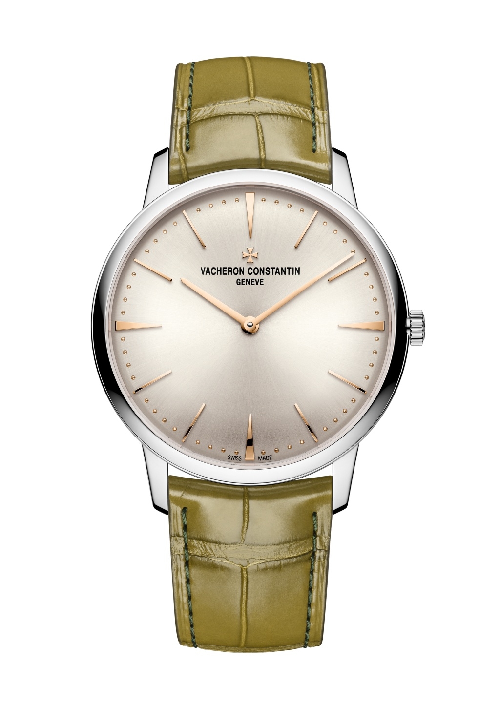 Vacheron Constantin Patrimony Manual Winding 1410U/000G-H017 Oro Blanco Plata