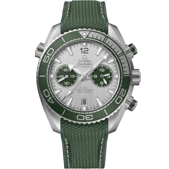 Omega Seamaster Planet Ocean 600M Co-Axial 45.5 Master Chronometer Cronografo 215.32.46.51.06.001 Acero Inoxidable Plata Caucho