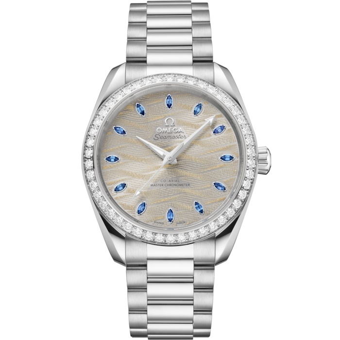 Omega Seamaster Aqua Terra 150M Master Chronometer 34 220.55.38.20.99.003 Oro Canopus Diamante Plata