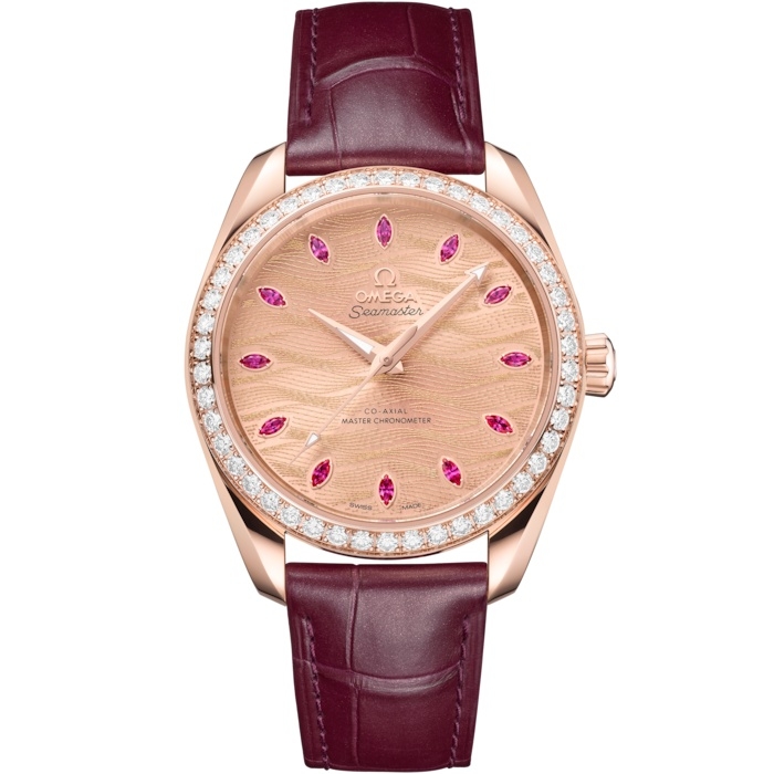 Omega Seamaster Aqua Terra 150M Master Chronometer 34 220.58.38.20.99.007 Oro Sedna Diamante Rosa