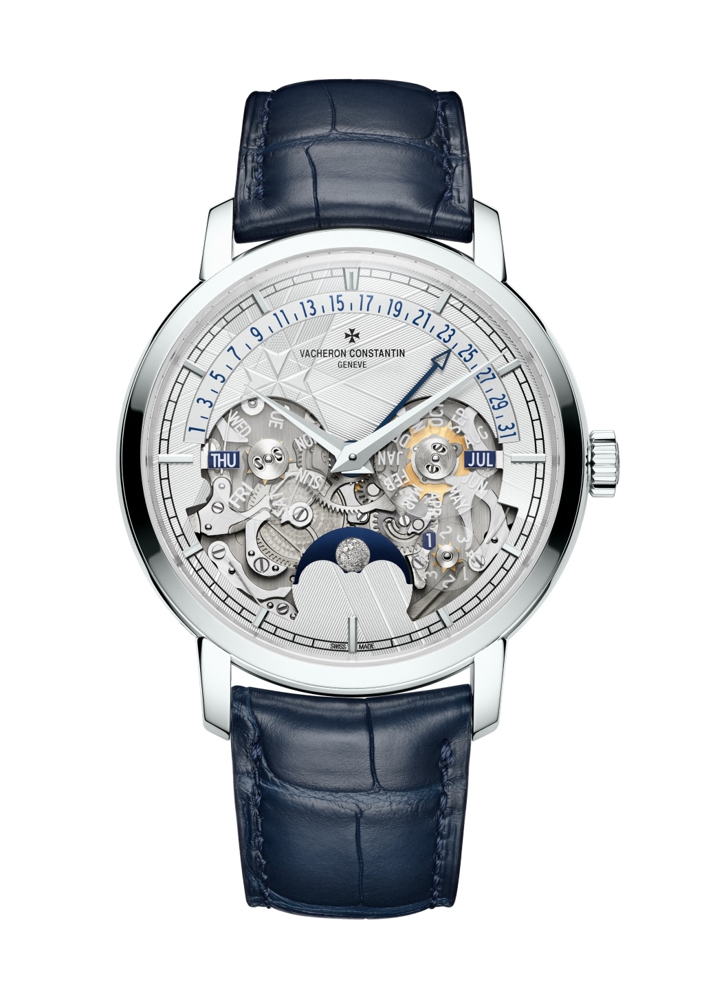 Vacheron Constantin Traditionnelle Calendario Perpetuo Fecha Retrograda Openface 4030T/000P-H054 Platino 170.? Aniversario