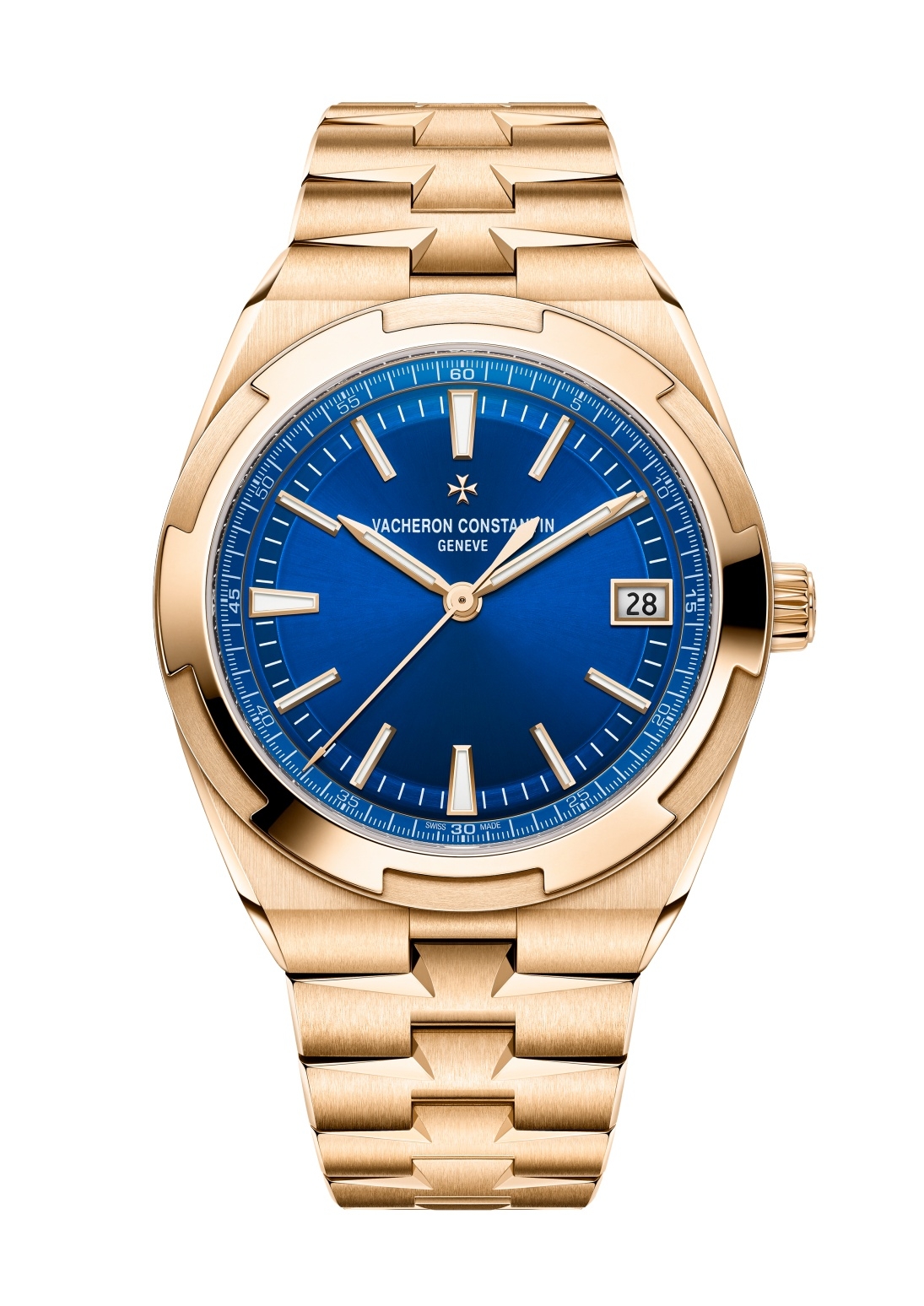 Vacheron Constantin Overseas Date 4520V/210R-B705 Oro Rosa Azul