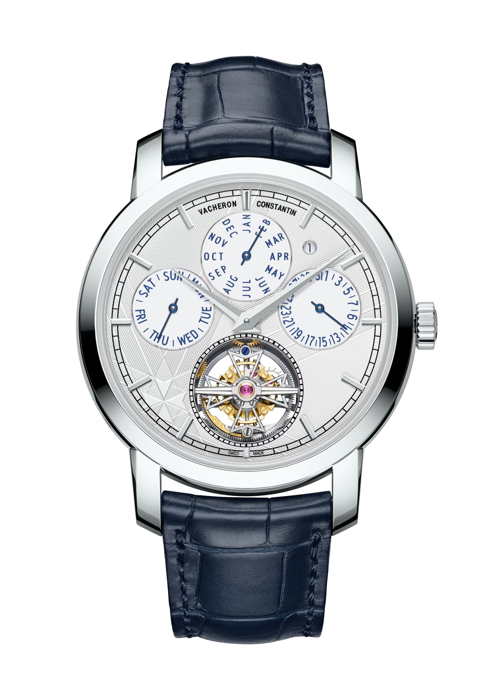 Vacheron Constantin Traditionnelle Tourbillon Calendario Perpetuo 6300T/000P-H056 Platino Plata