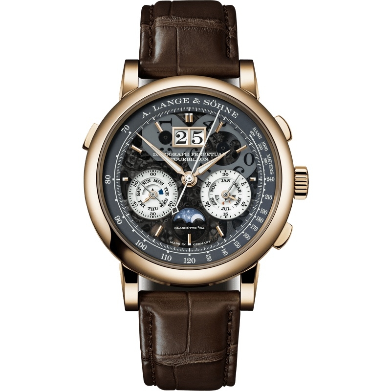 A. Lange& Sohne Datograph Perpetual Tourbillon 740.055FE Honeygold Lumen