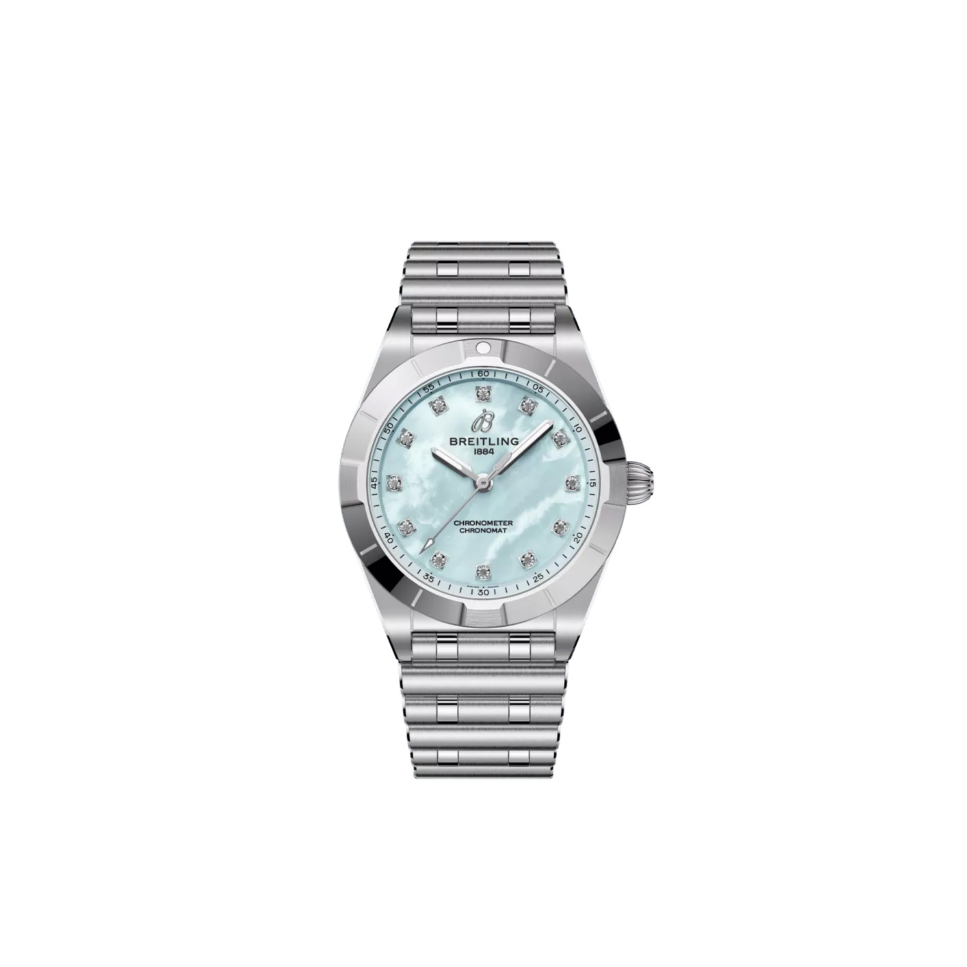 Breitling Chronomat 28 A72310101C1A1 Acero Inoxidable Azul Nacar