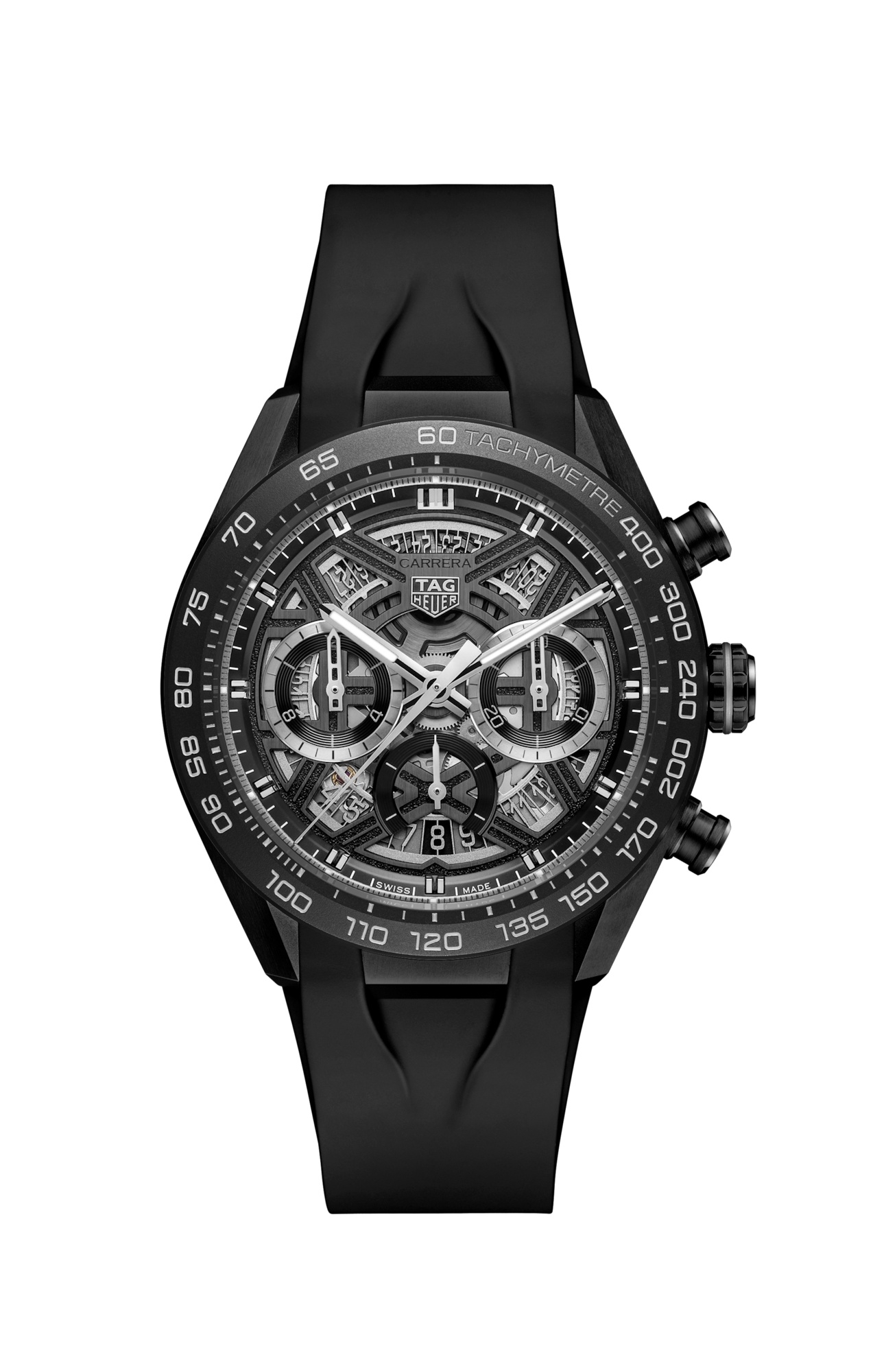 TAG Heuer Carrera Chronografo Extreme Sport CBU2080.FT6272 DLC Titanio Ceramica Negro Caucho