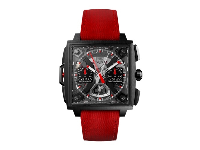 TAG Heuer Monaco Split-Seconds Chronografo CBW2181.FC8322 Racing Rojo