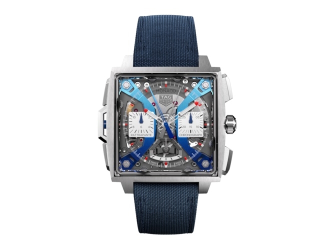 TAG Heuer Monaco Split-Seconds Chronografo CBW2182.FC8339 Original Azul