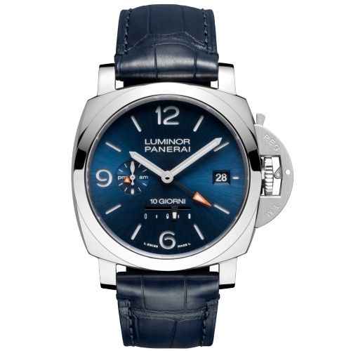 Panerai Luminor Dieci Giorni GMT PAM01482 Acero Inoxidable Azul