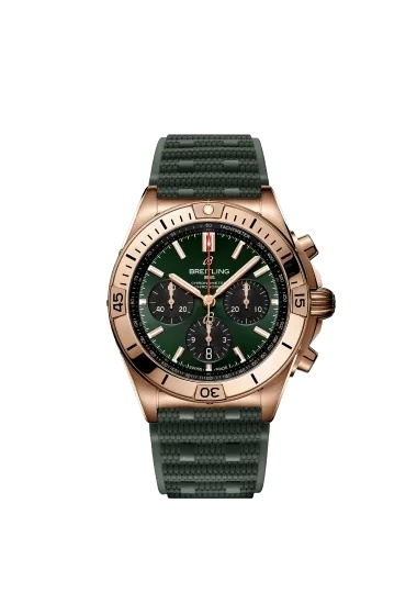 Breitling Chronomat B01 42 RB0134101L1S1 Oro Rojo Verde Caucho