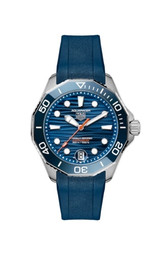 TAG Heuer Aquaracer Professional 300 42 WBP5111.FT6259 Acero Inoxidable Azul Caucho