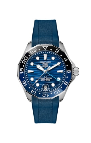TAG Heuer Aquaracer Professional 300 GMT 42 WBP5114.FT6259 Acero Inoxidable Azul Caucho