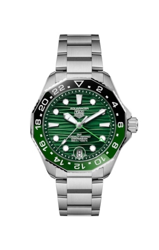 TAG Heuer Aquaracer Professional 300 GMT 42 WBP5115.BA0013 Acero Inoxidable Verde