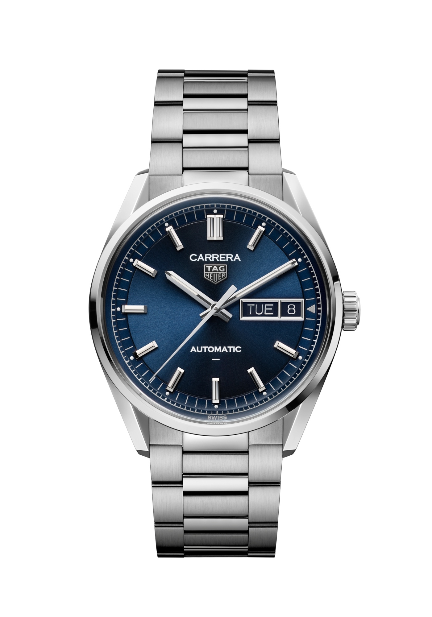 TAG Heuer Carrera Day Date WDA2112.BA0043 Acero Inoxidable Azul Pulsera