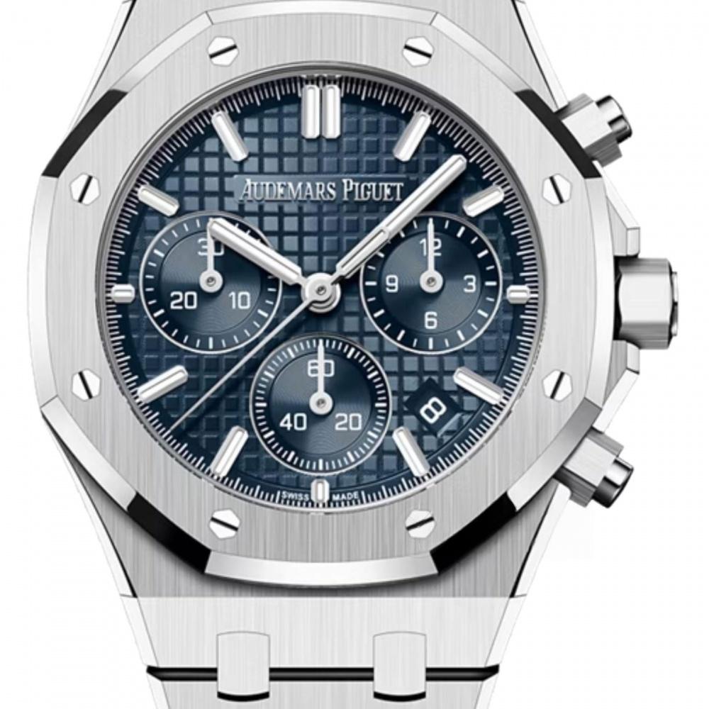 Audemars Piguet Royal Oak Automatico Cronografo 38mm Acero Inoxidable Bleu Nuit Nuage 50