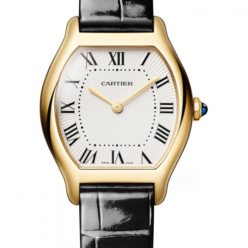 Cartier Tortue Modelo Peque?o Oro Amarillo Champan Esfera - WGTO0015