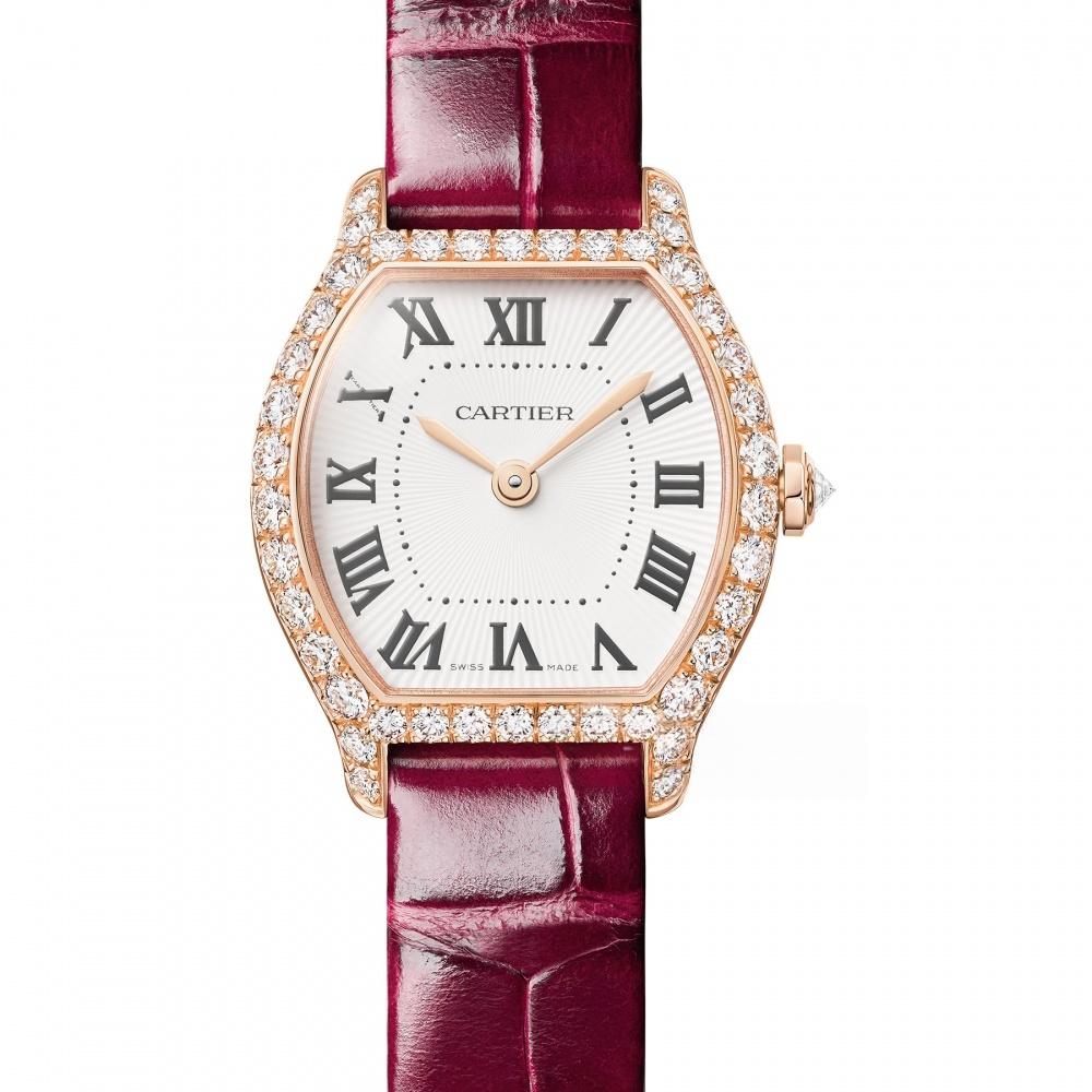 Cartier Tortue Modelo Mini Oro Amarillo Diamantes - WJTO0011