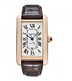 Cartier Tank Americaine hombres Replica Reloj W2609856